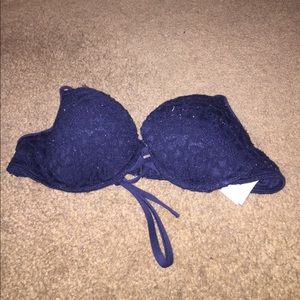 Navy Abercrombie & Fitch Bathing Suit top S
