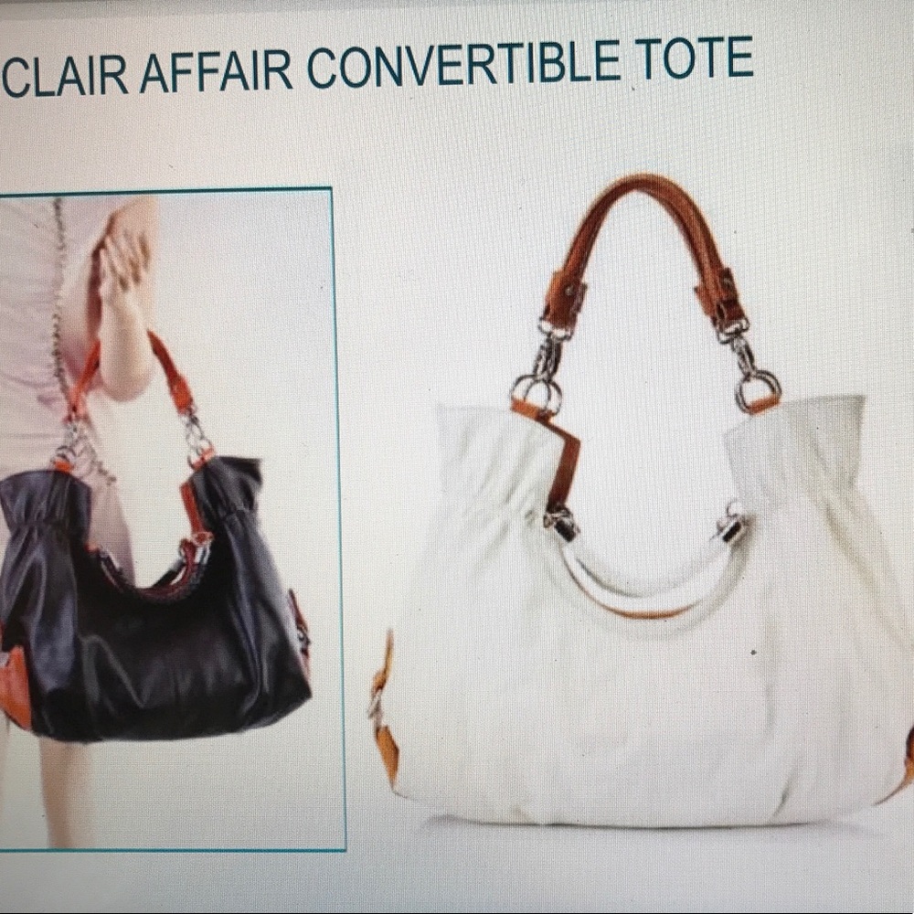 Clair Affair convertible tote by Carrie  Ella
