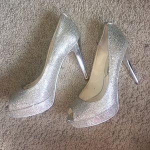 Michael Kors shiny heels worn ONCE