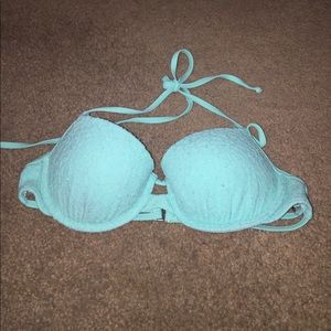 Teal Abercrombie & Fitch bathing suit top S