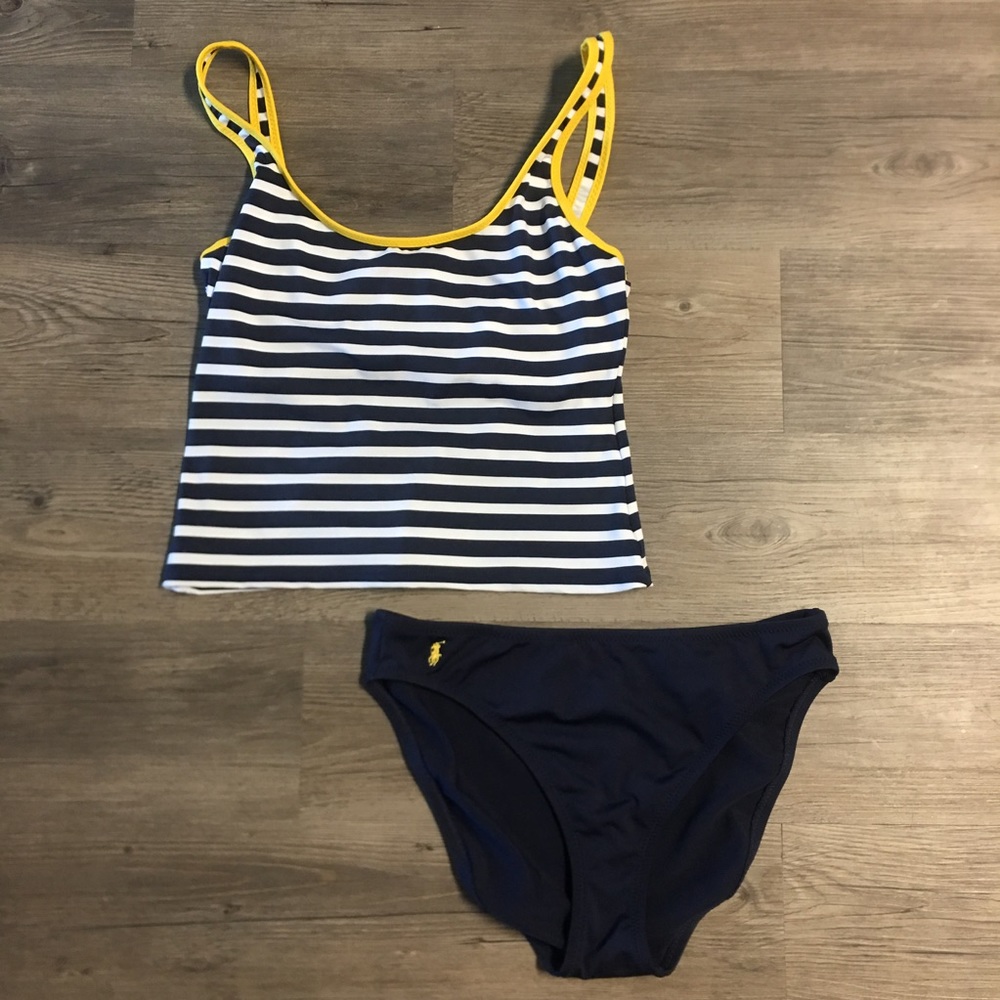 Ralph Lauren Rugby Sport 2-Piece Swimsuit