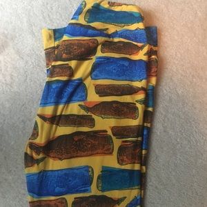 Lula Roe Whale Leggings