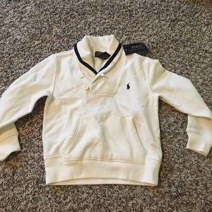 White polo pullover sweater nwt
