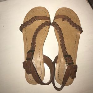 Braided sandals