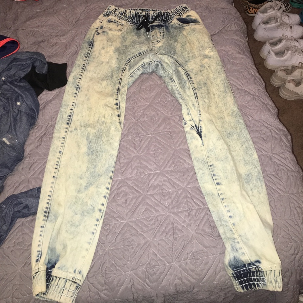 Smoke Rice. Jean joggers