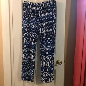 Kim Rogers Petite Pattern Pants (S)