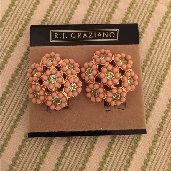 R.J. Graziano Jewelry - R.J. Graziano Statement Crystal Floral Earrings
