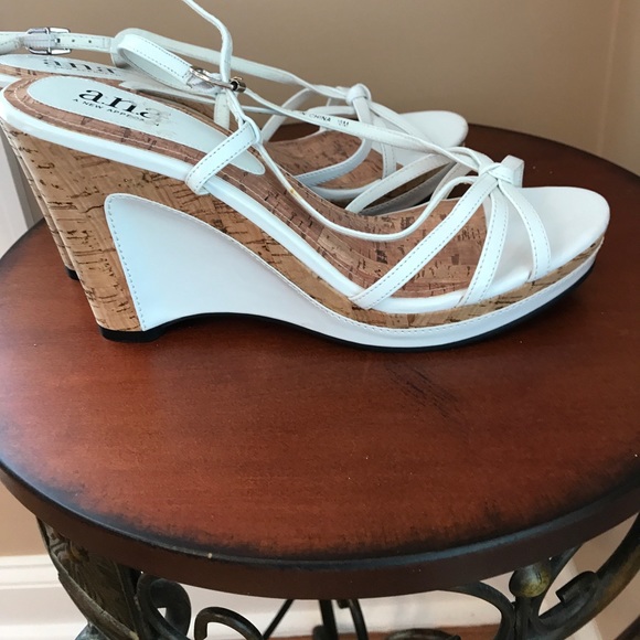 a.n.a Shoes - a.n.a.   Strappy Cork Sandals SIZE 10