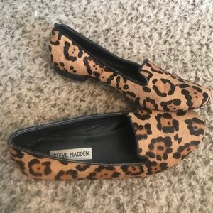 Steve Madden leopard print loafers