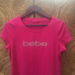 •BEBE• Pink T-Shirt