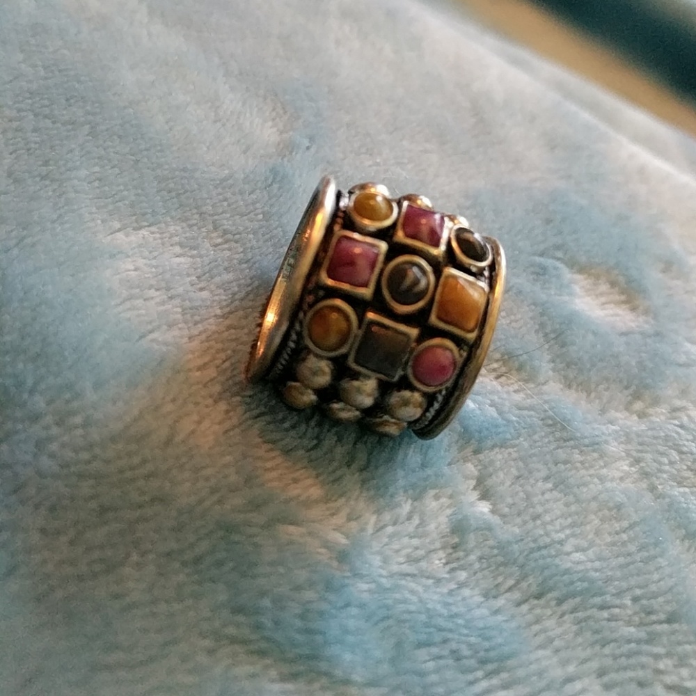 Large multi stone ring