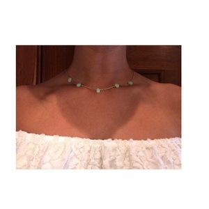 Turquoise studded necklace