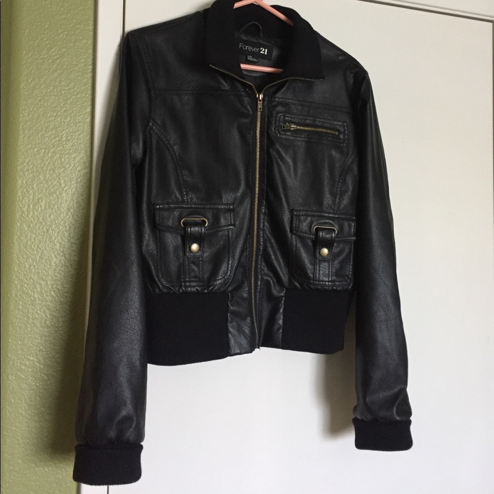 Forever 21 Leather style jacket