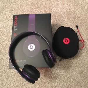 •SOLD• Purple Beats Solo HD