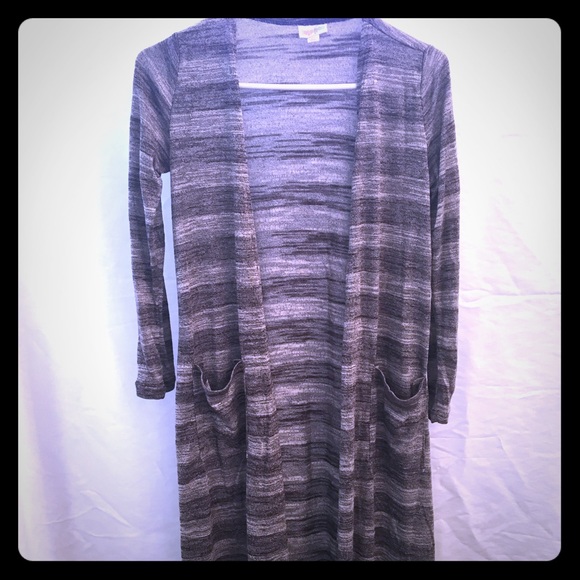🦄🦄 LuLaRoe Brown - Grey - Black Sarah - XS 🦄🦄 - Picture 1 of 5