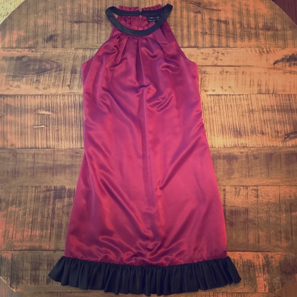 Gorgeous Max&Cleo Fuchsia Silk Cocktail Dress