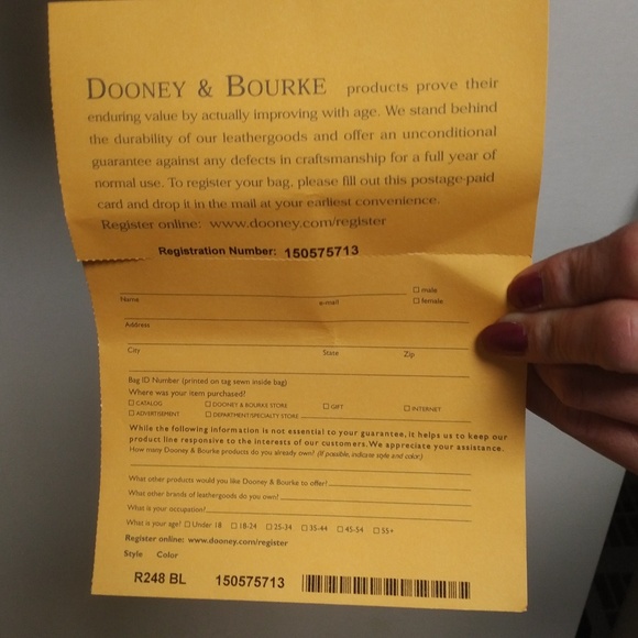 Dooney & Bourke Drawstring sack purse - Picture 6 of 6