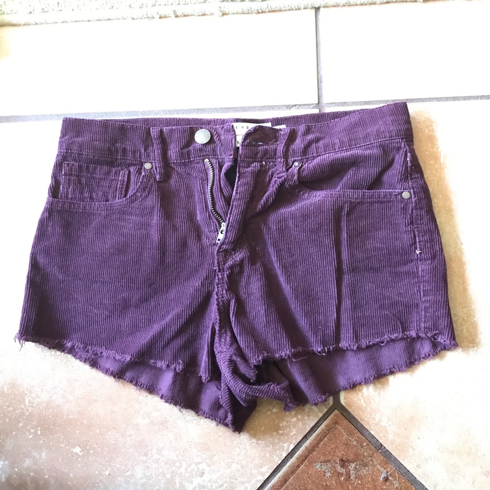 Kendall and Kylie corduroy shorts