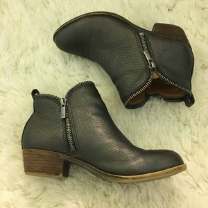 LUCKY BRAND booties charcoal/grey 5W