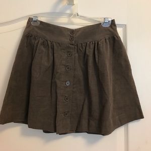 Corduroy brown skirt (Forever 21)