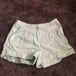 Mint High Waisted Shorts