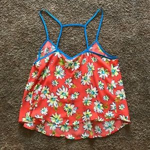 Floral tank top