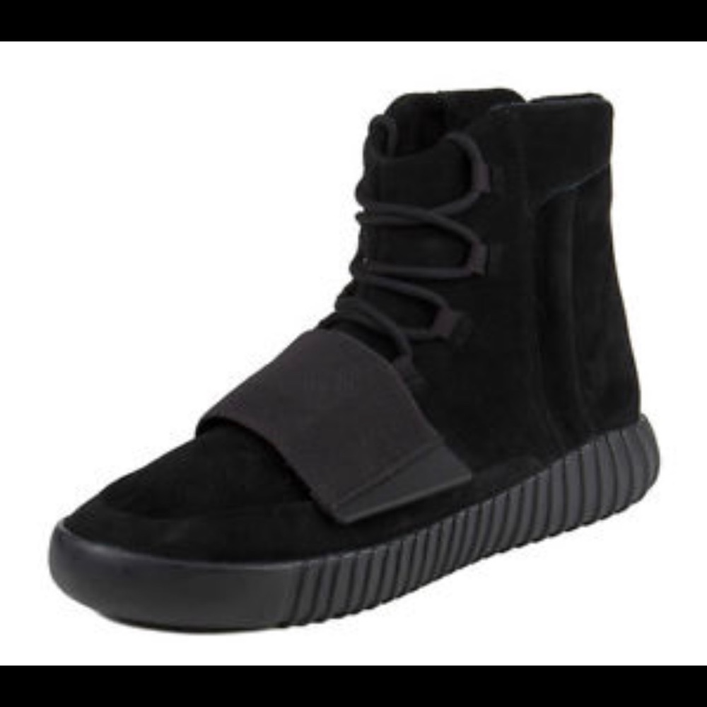 Triple black yeezy 750 boost