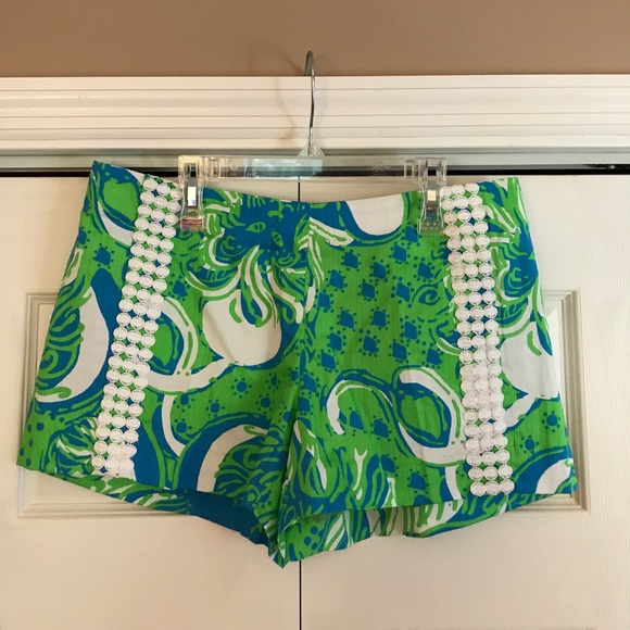 Lilly Pulitzer Pants - Green and Blue Lilly Pulitzer Shorts