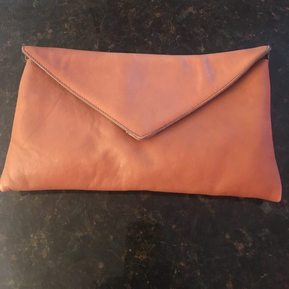 J.Crew faux leather Clutch