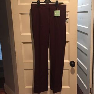 Kut from the Kloth maroon trousers
