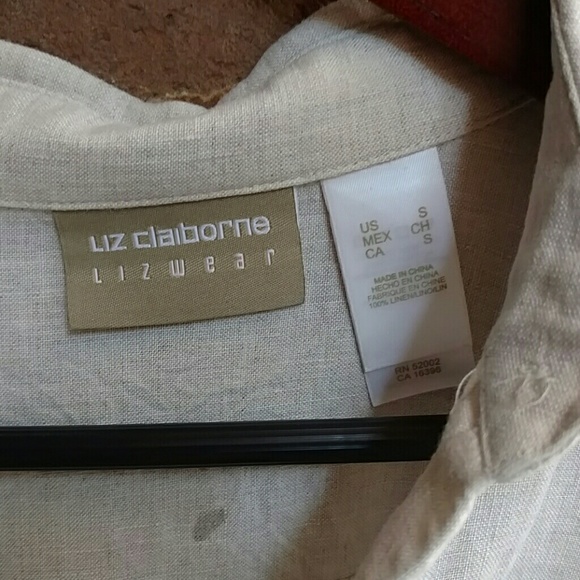 Liz Claiborne-Linen Cardigan with adjustable Sleev - Picture 3 of 7