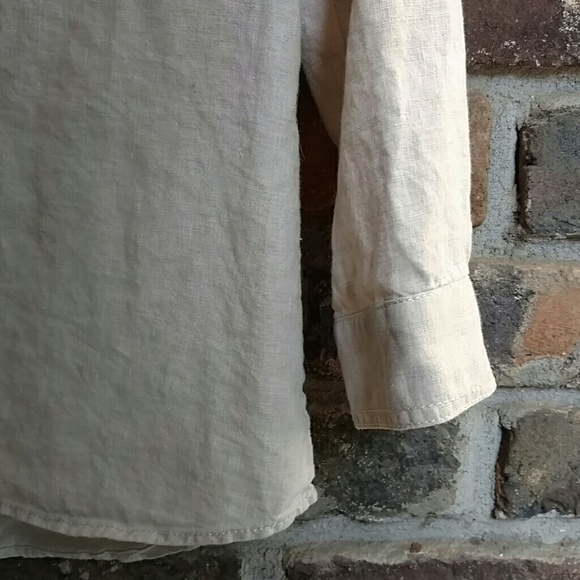 Liz Claiborne-Linen Cardigan with adjustable Sleev - Picture 6 of 7