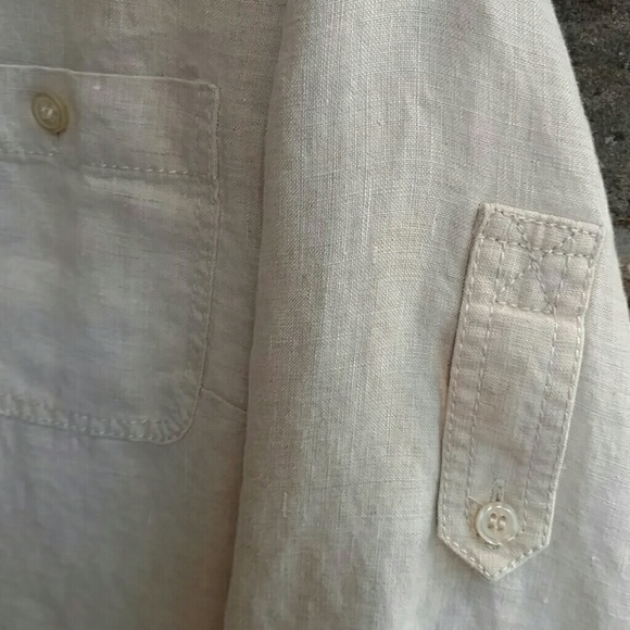 Liz Claiborne-Linen Cardigan with adjustable Sleev - Picture 7 of 7