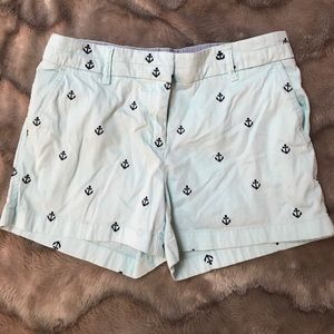British khaki size 6 anchor shorts