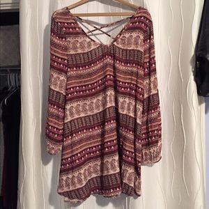 Billabong Patterned Tunic Dress