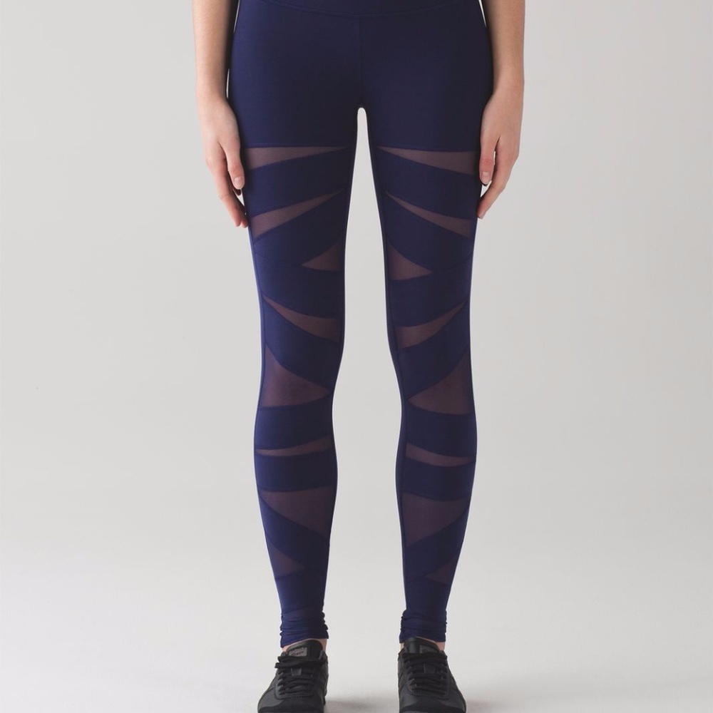Lululemon Wunder Under Tech Mesh Pants