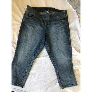 TORRID Crop Lean Jean size 2 NWOT