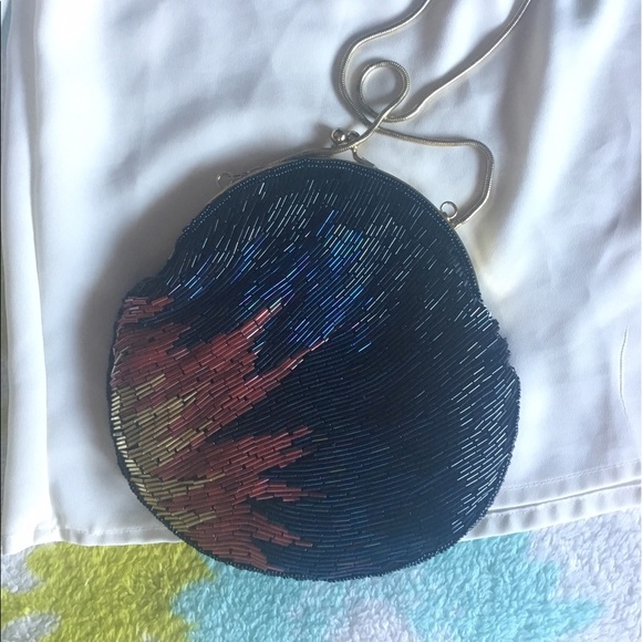 Vintage beaded purse - Picture 2 of 4