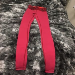 Lululemon wunder under reversible leggings