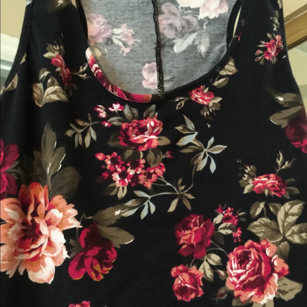 Floral tank dress