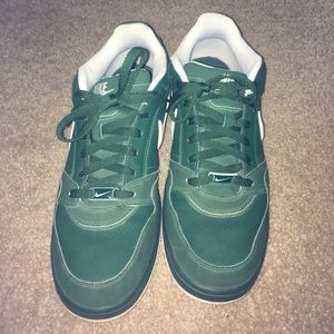 Green shoes for sale great condition.