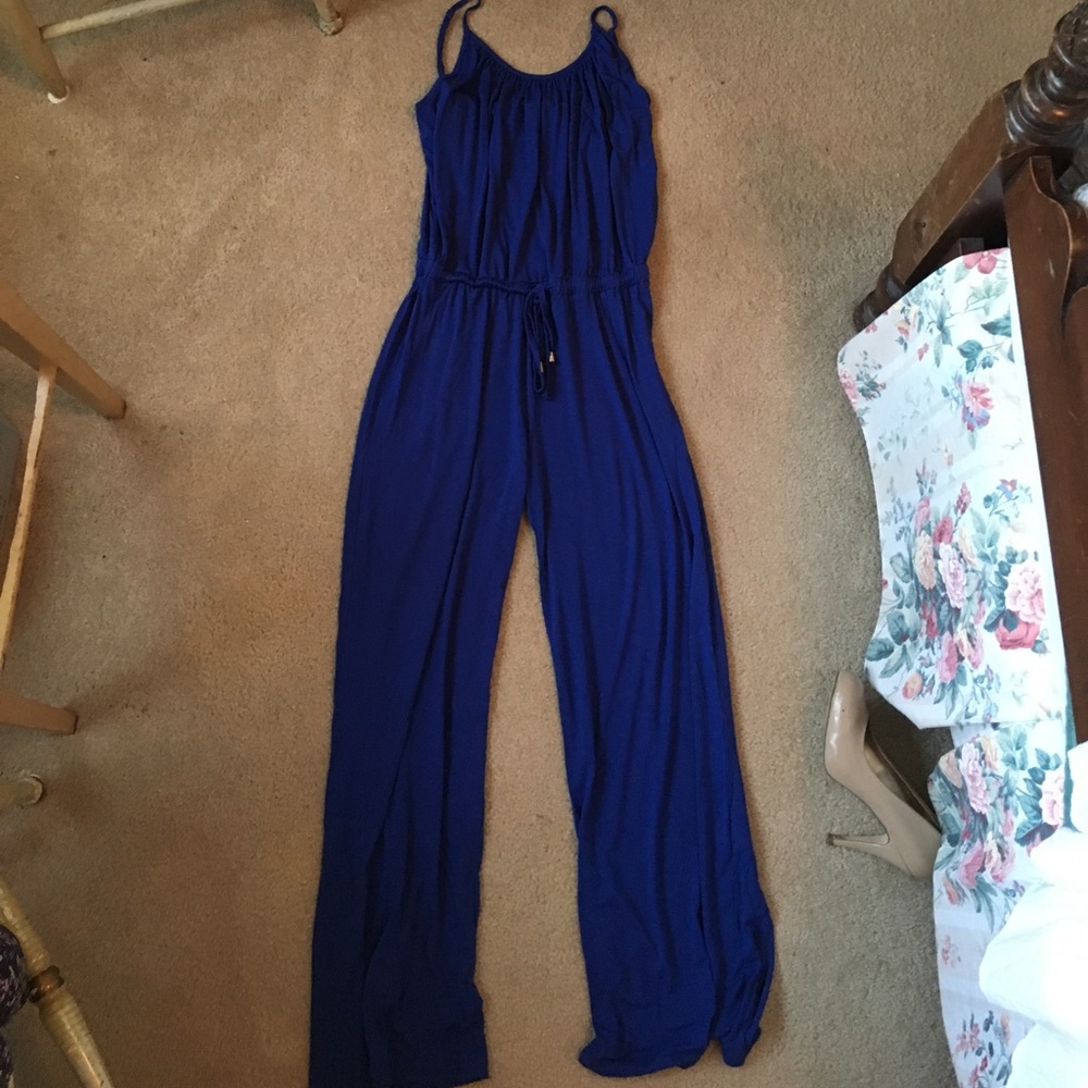 Royal blue jumpsuit