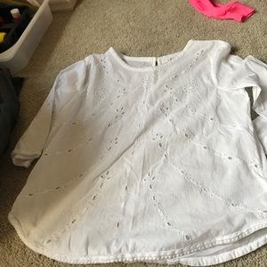 gap white long sleeve