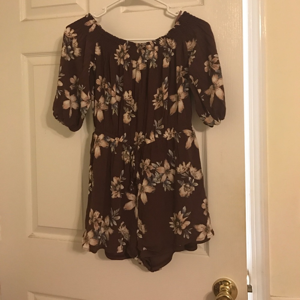 Off the shoulder Romper
