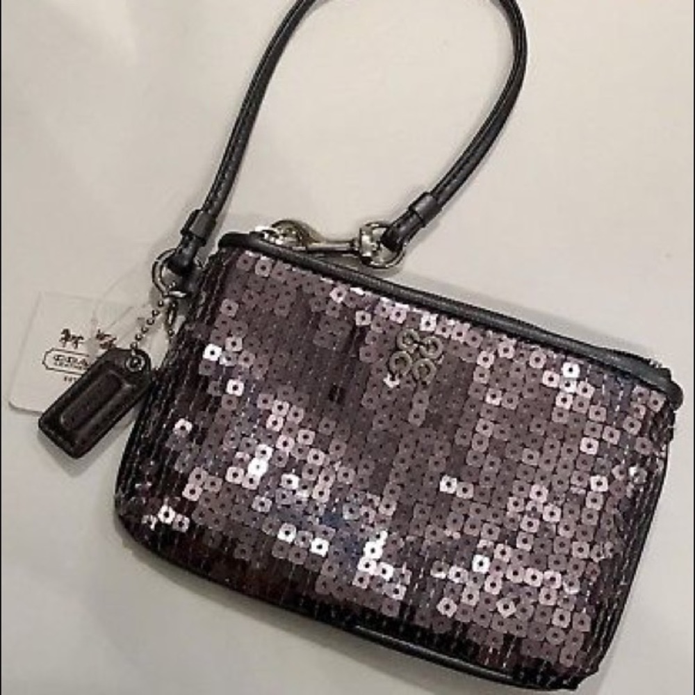 Coach Audrey Sequin Wristlet