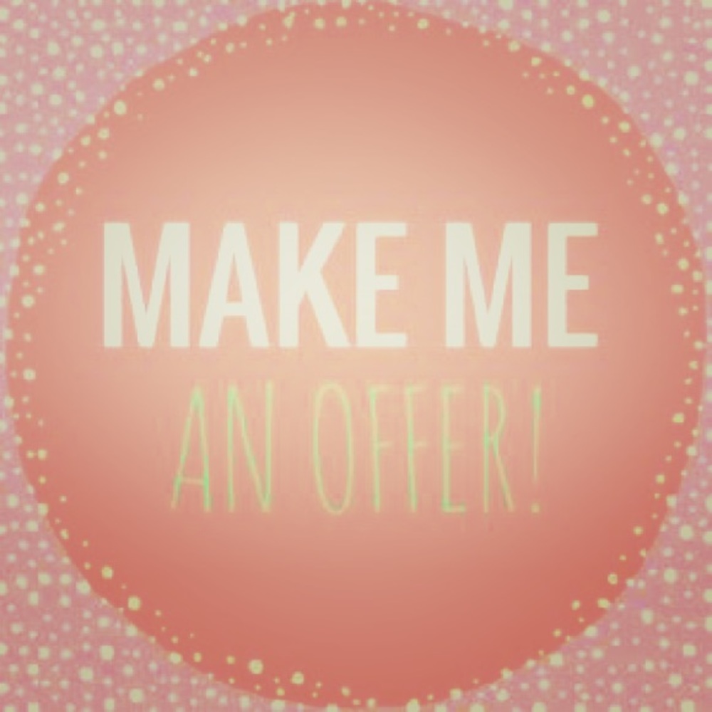 I'll except all reasonable offers!!!