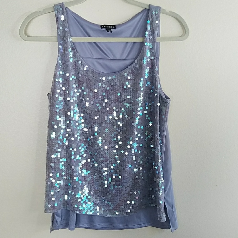 Sequin shirt from Express