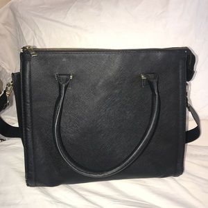 Black H&M "birkin-esque" bag.