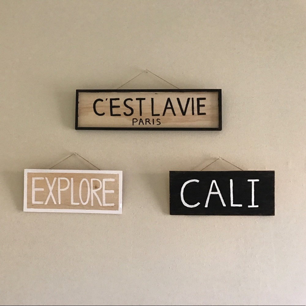 cute brandy melville inspired signs