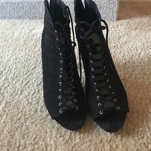 Forever 21 lace up heels